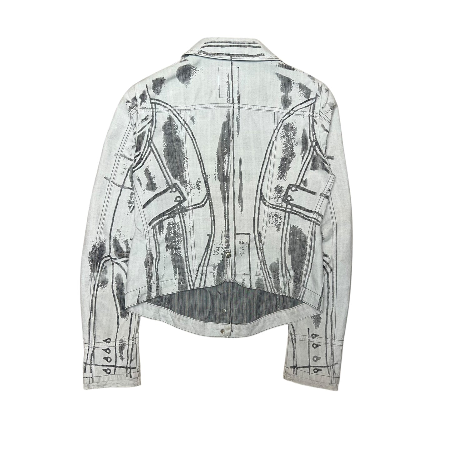 00’ Marithé + François Girbaud Trompe l’oeil Jacket