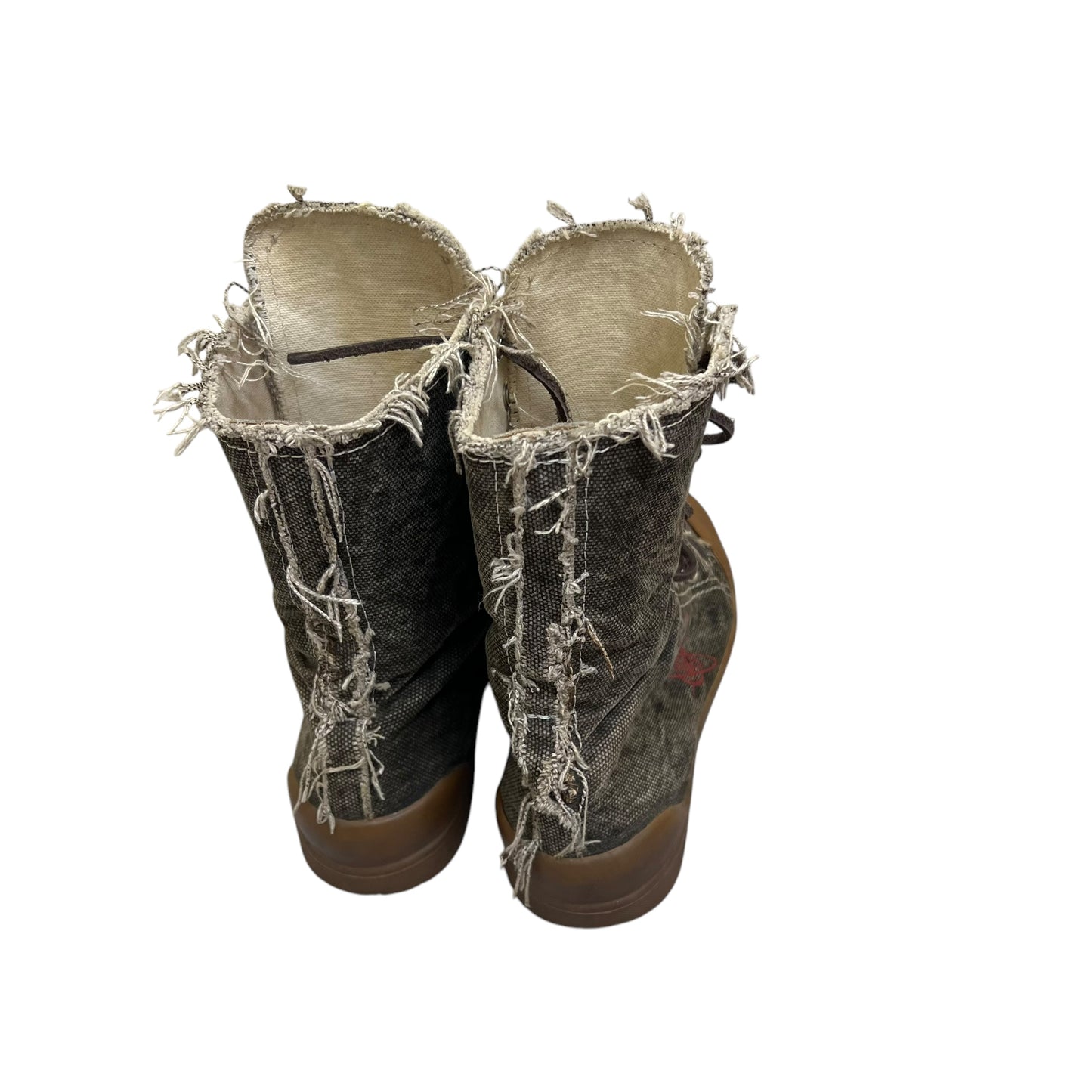 00s Vivienne Westwood Canvas Printed Sneakers
