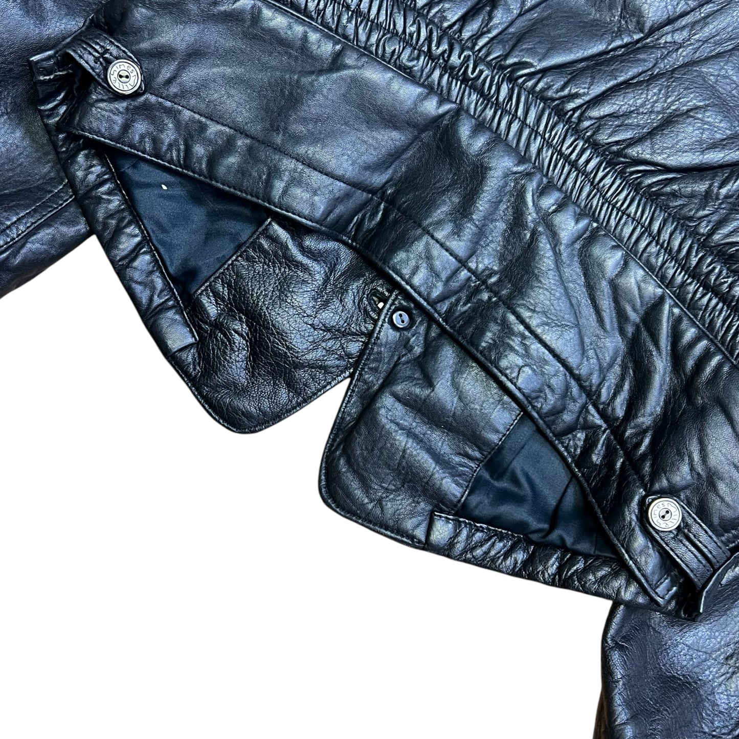 80s Marithé + François Girbaud Milléssimes Leather Jacket