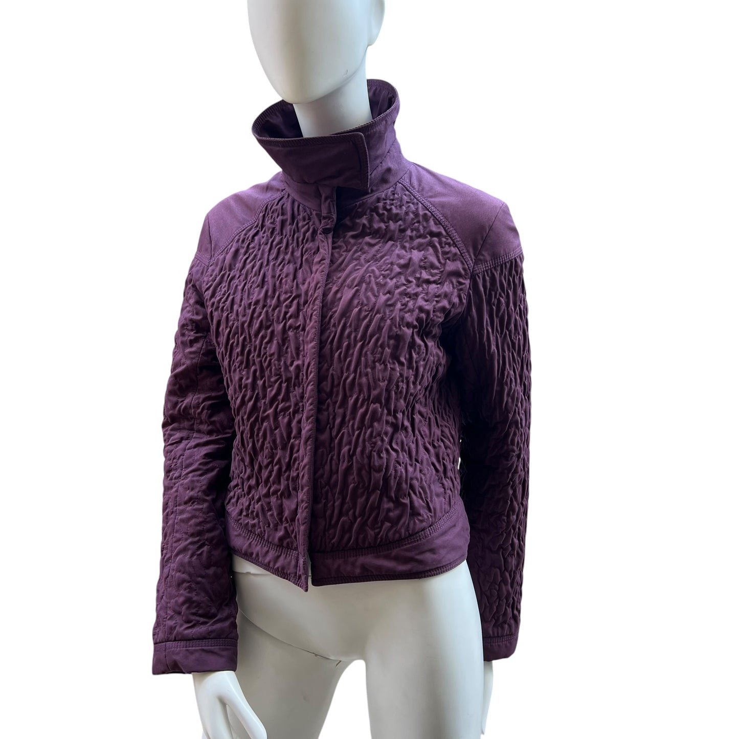 00s Mandarina duck Pleated Effect light Puffer jacket