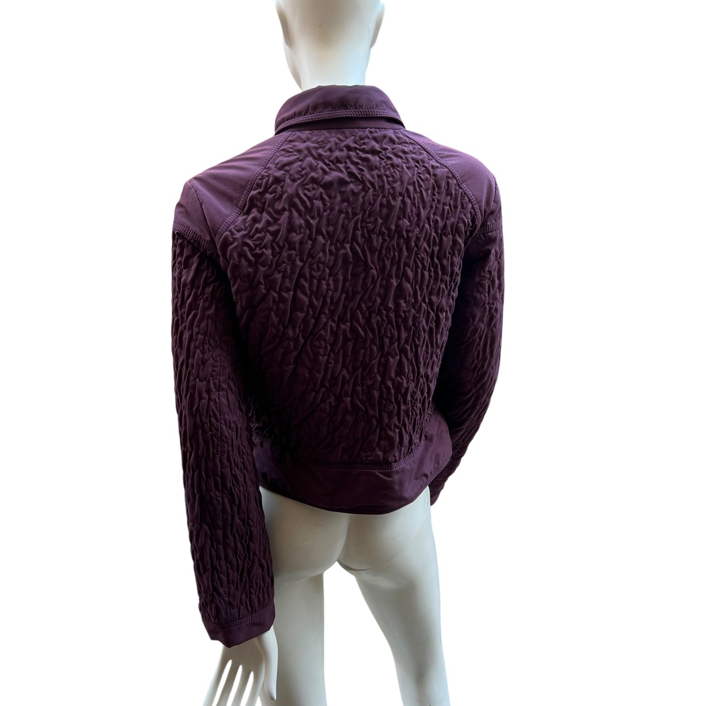 00s Mandarina duck Pleated Effect light Puffer jacket