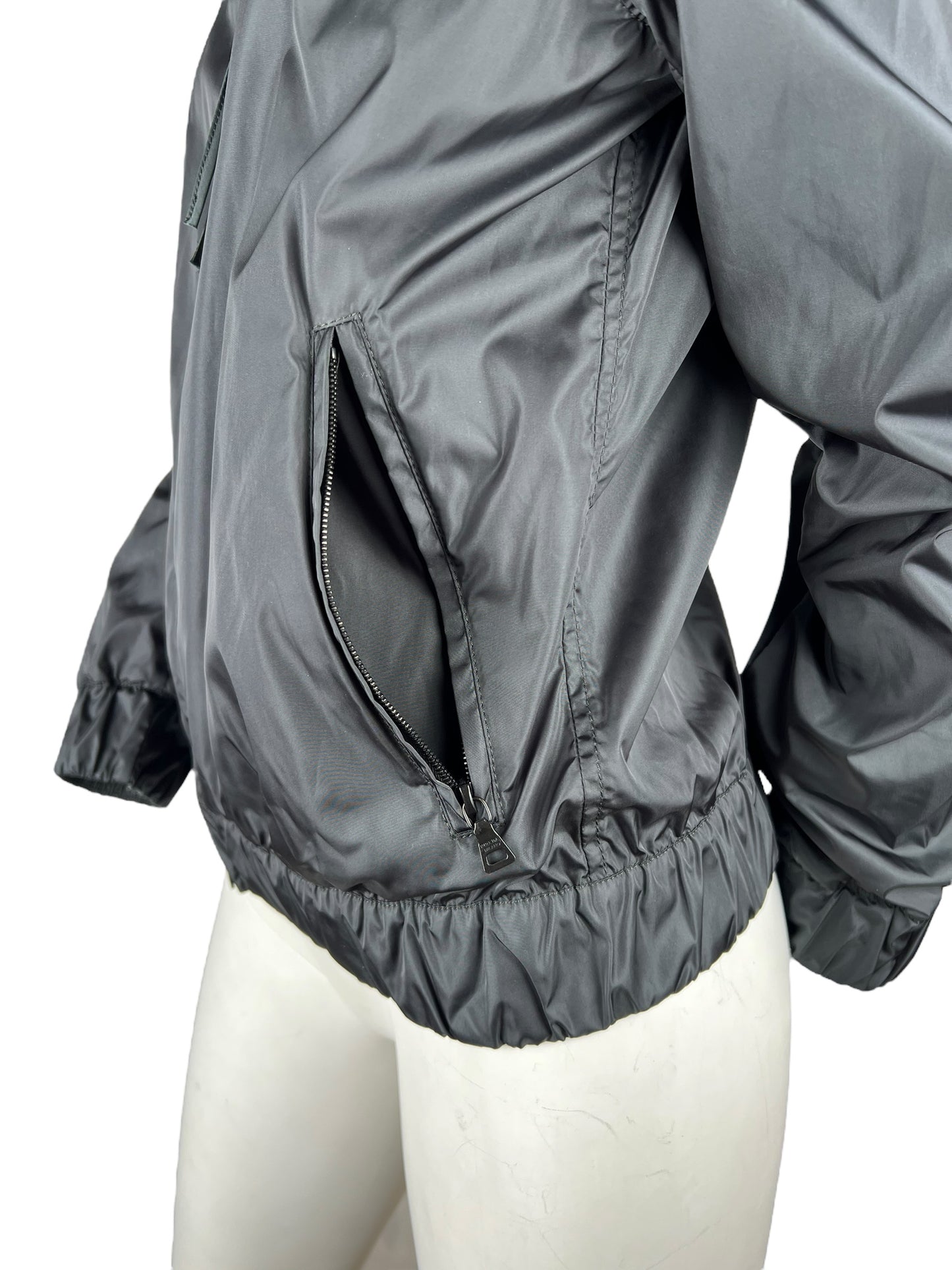 00’ Prada Main Line Nylon Bomber Jacket