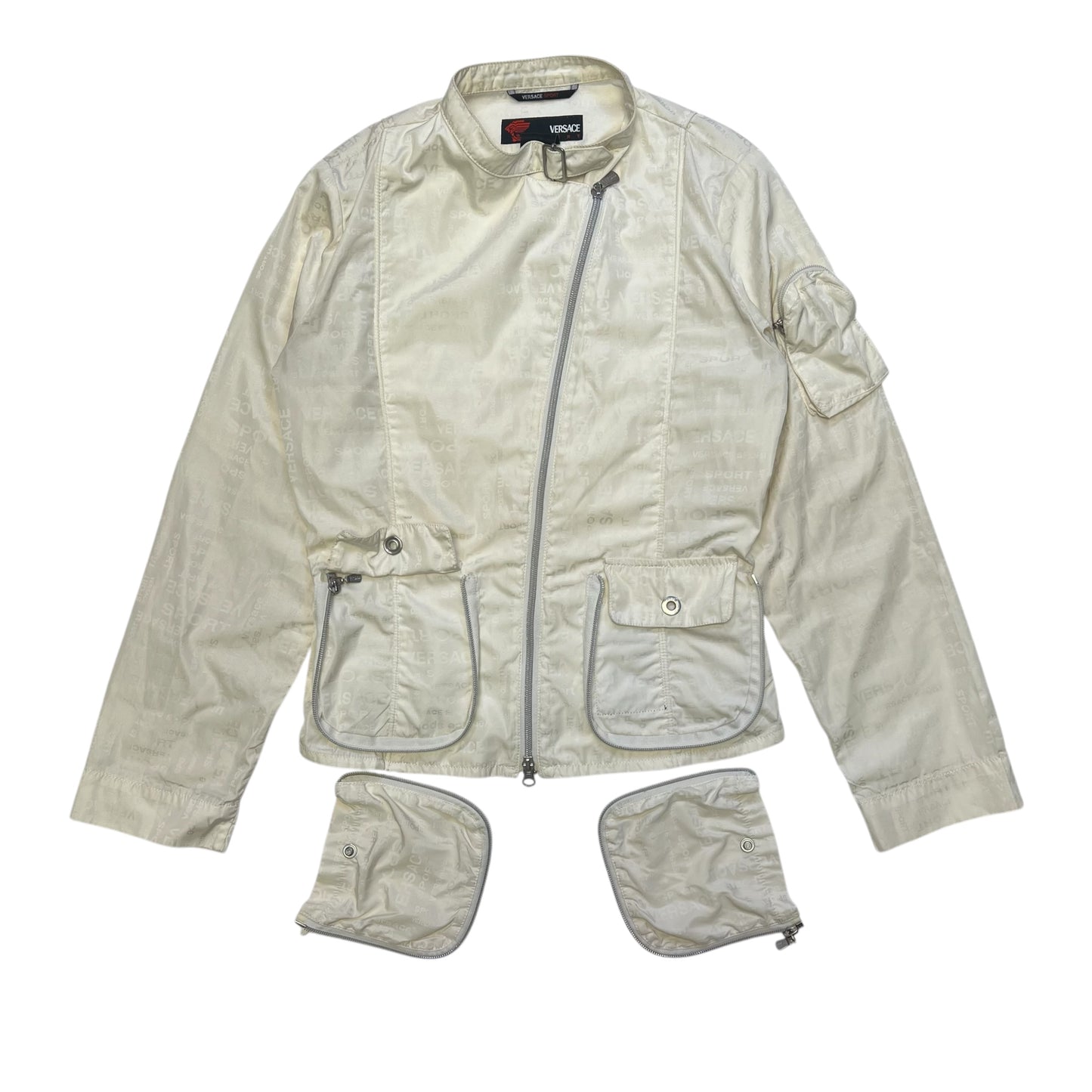 2000s Versace Sport Asymmetric Jacket