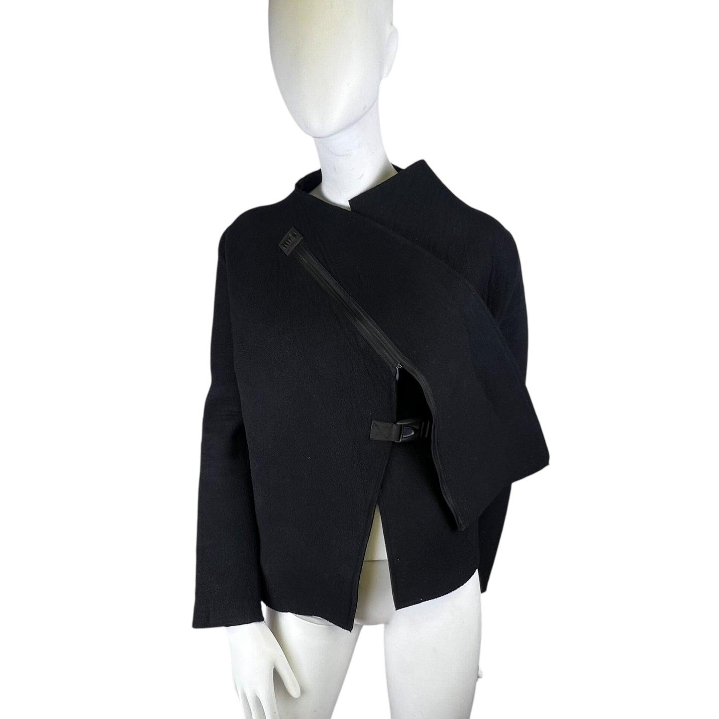 00s Cop Copine Deconstructed Scarf Fleece sweater