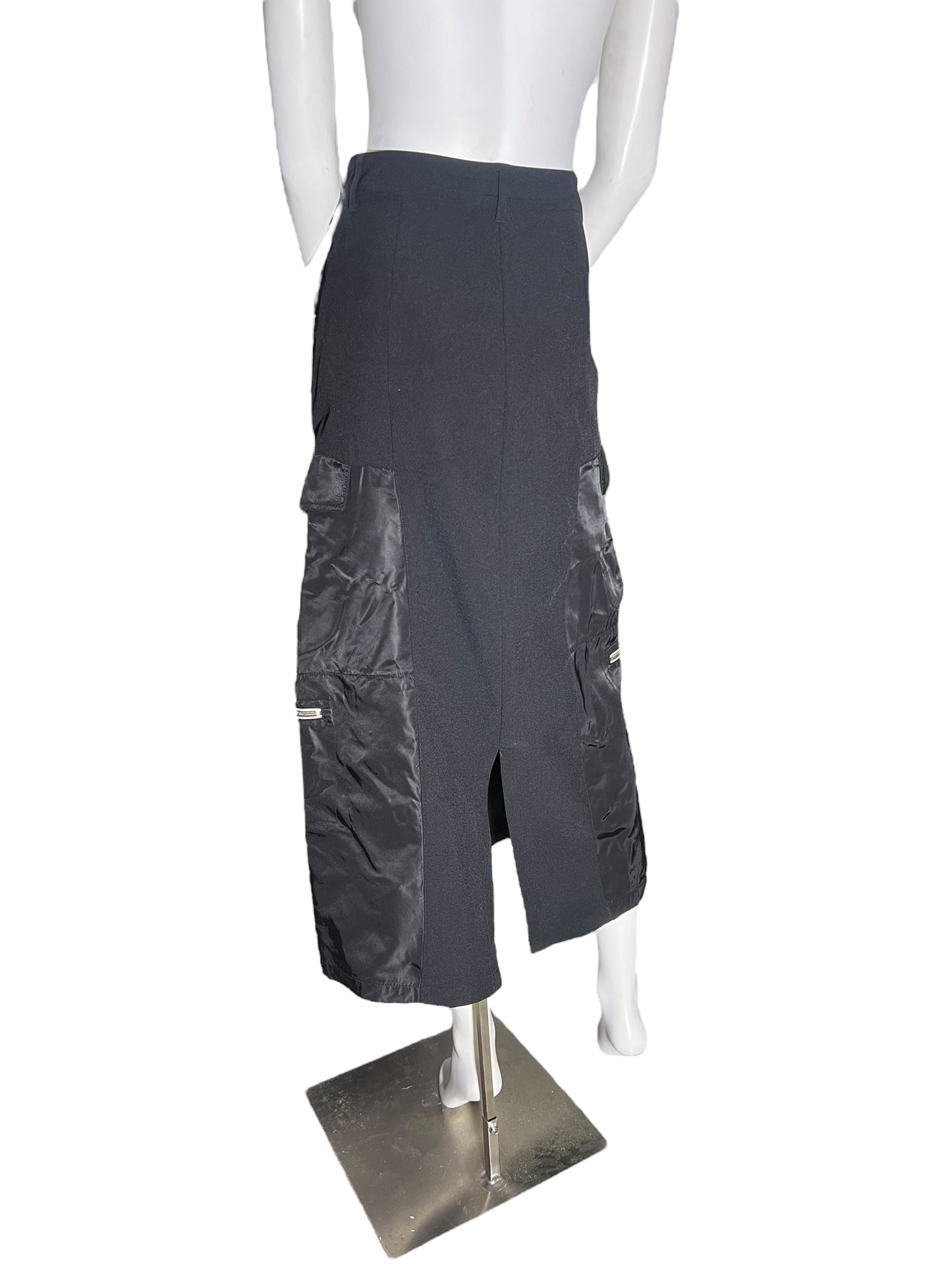 00s Marithé + François Girbaud Multipocket maxi skirt