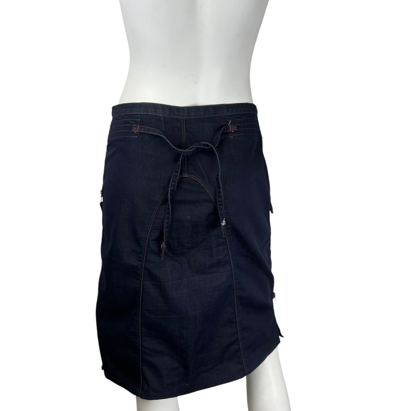 00s Marithé + François Girbaud Zippered Skirt