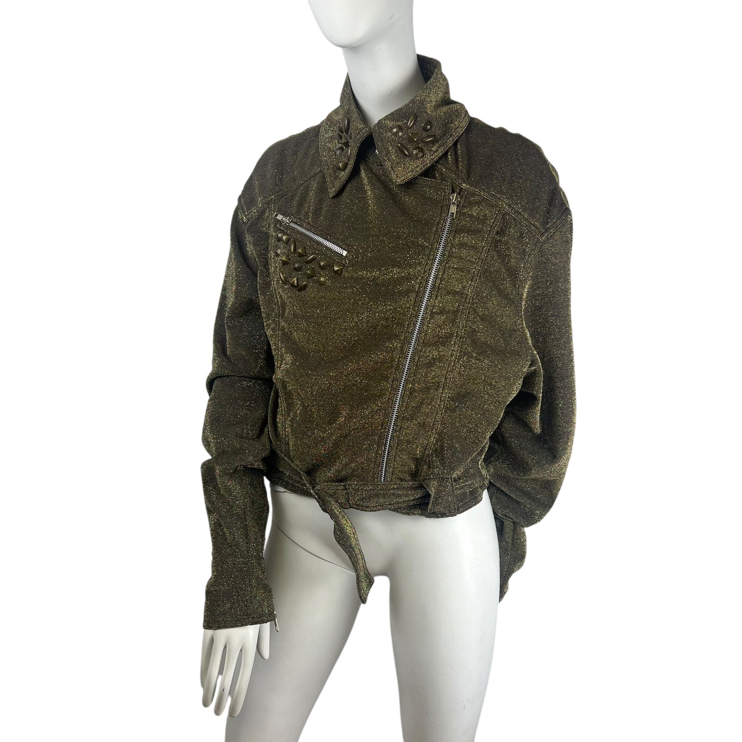 90s Chantal Thomass Shiny Perfecto jacket