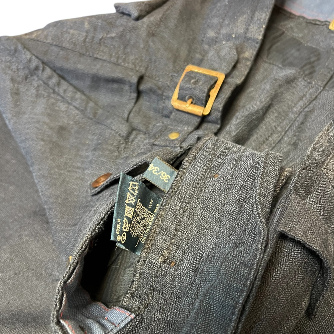 00’ Ralph Lauren Linen & Silk Cargo pants