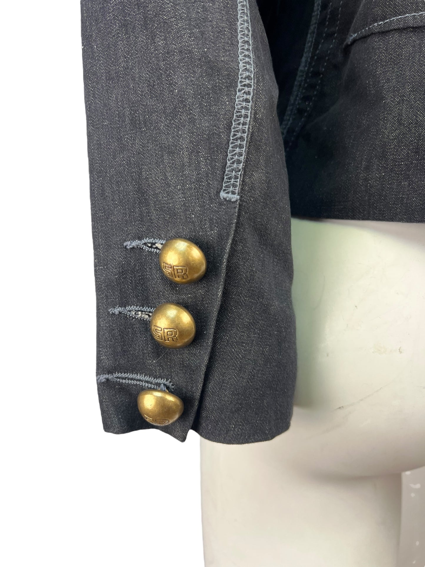 00’ Sonia Rykiel Asymmetric Denim Jacket