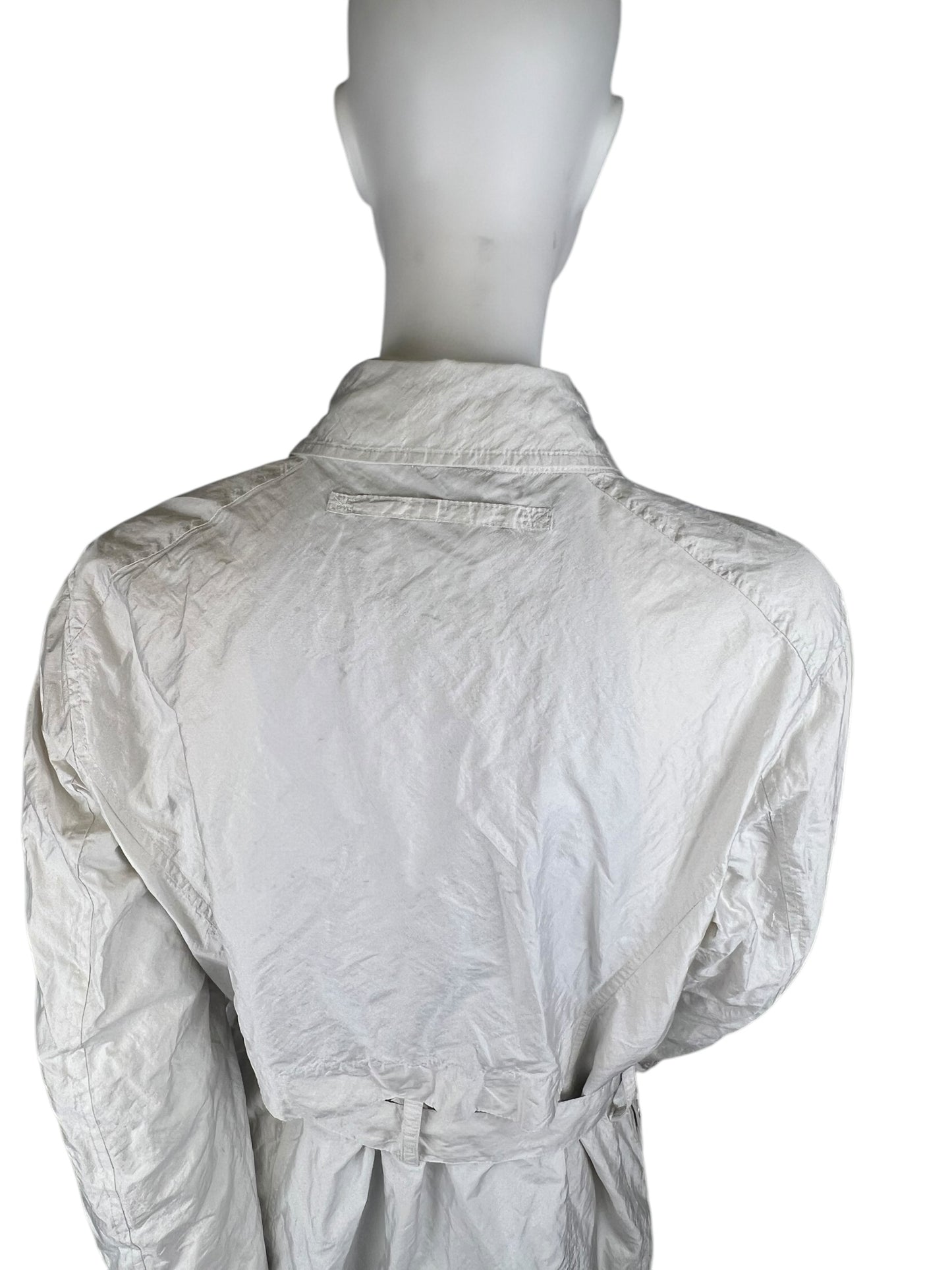00’ Prada Metallic Nylon Coat Jacket