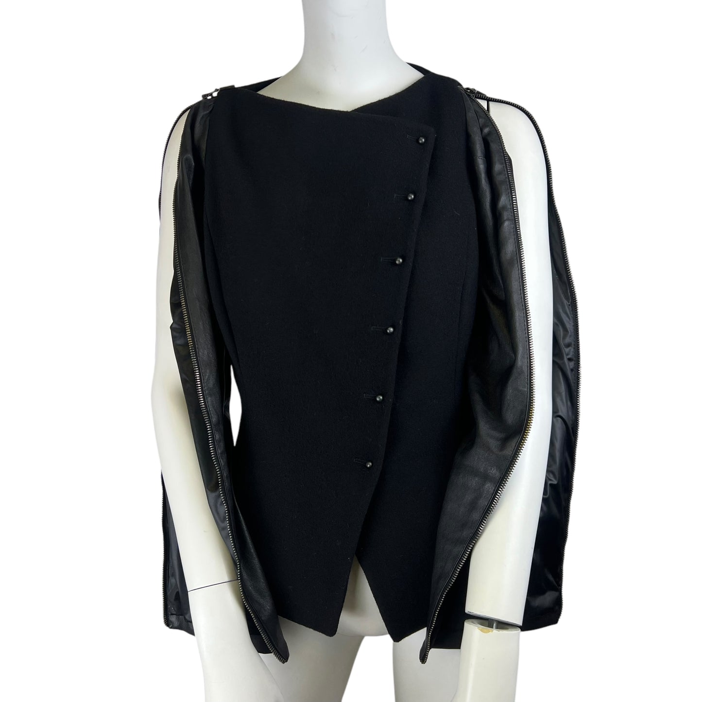 00s Plein Sud Zippered Arms Asymmetric Jacket
