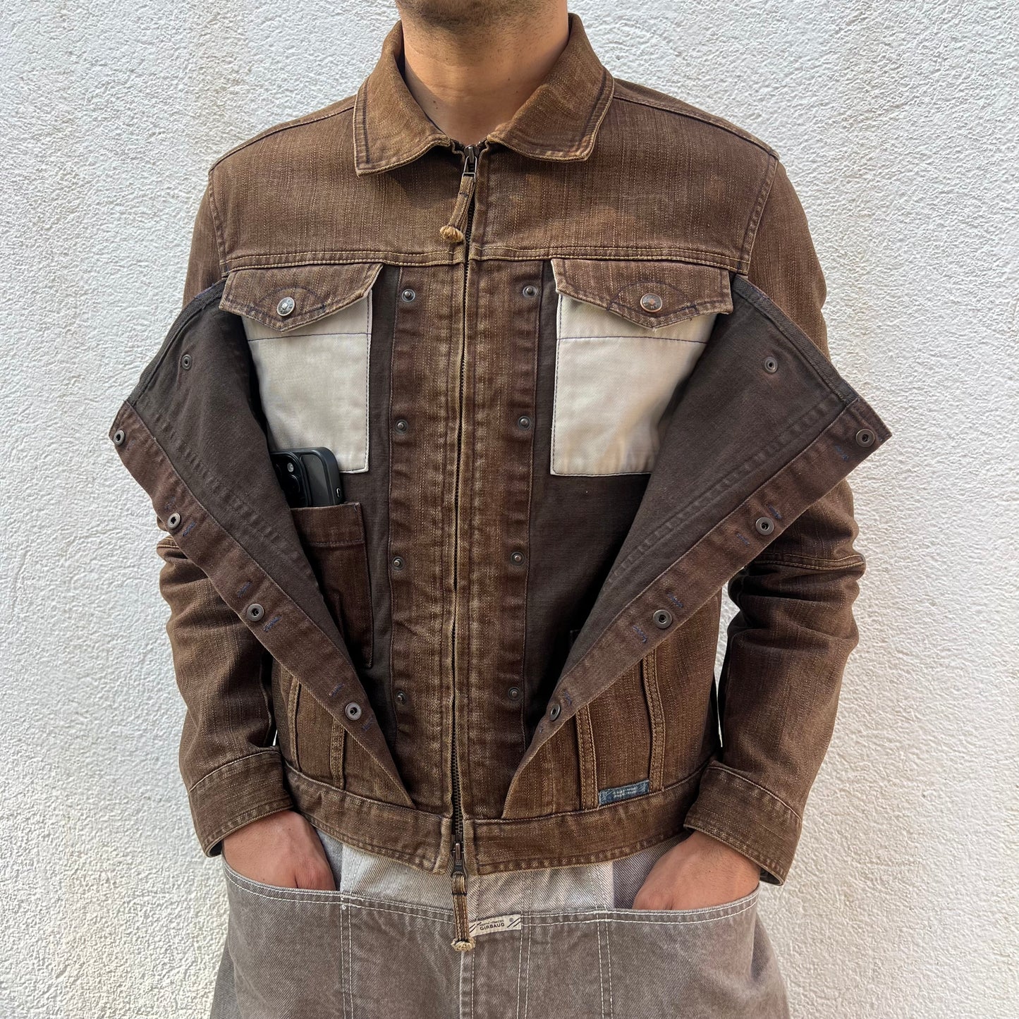 00s Marithé + François Girbaud Stealth Denim Jacket