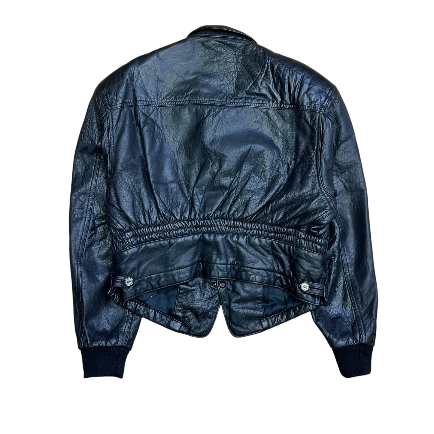 80s Marithé + François Girbaud Milléssimes Leather Jacket