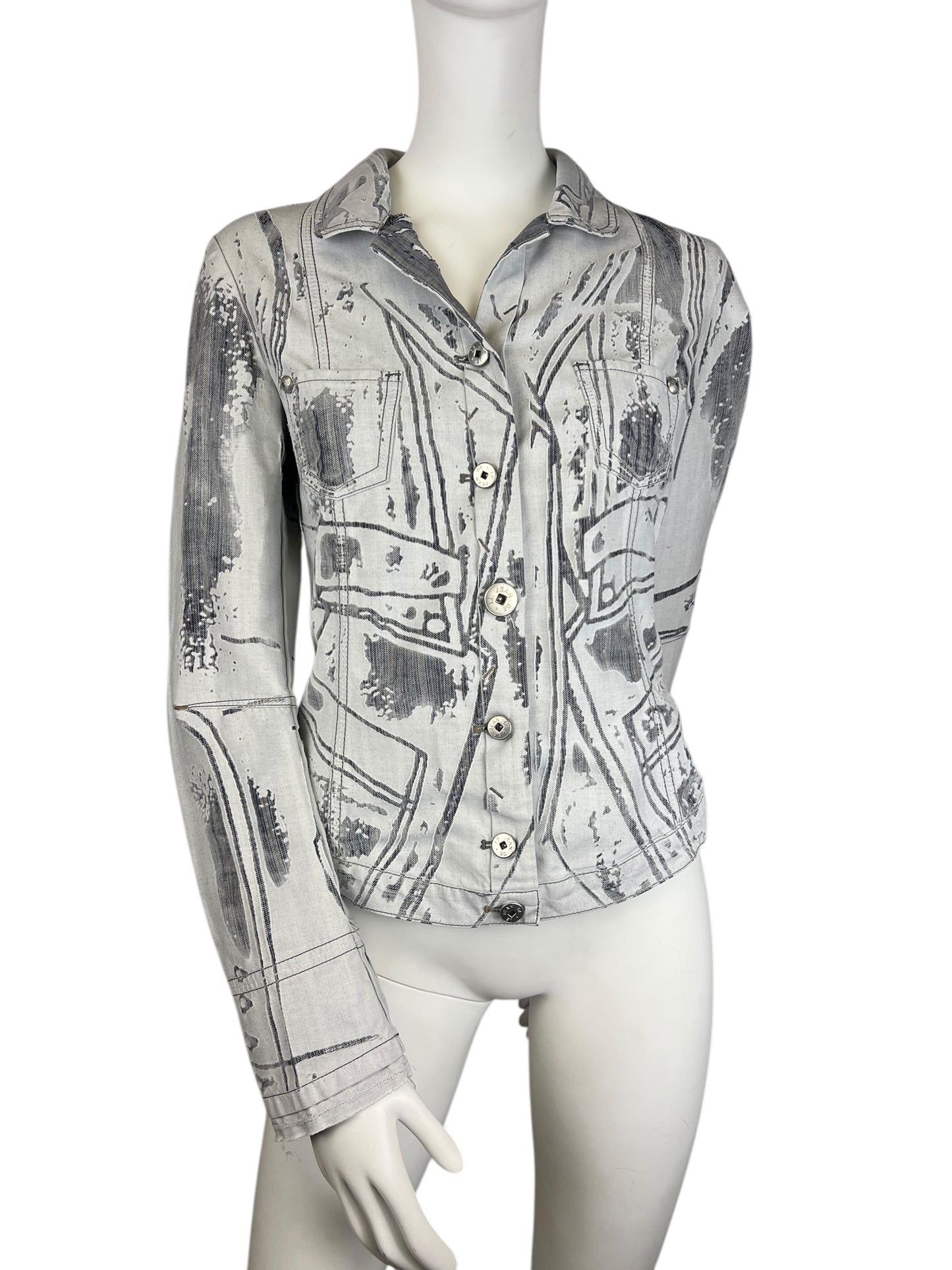 00’ Marithé + François Girbaud Trompe l’oeil Jacket