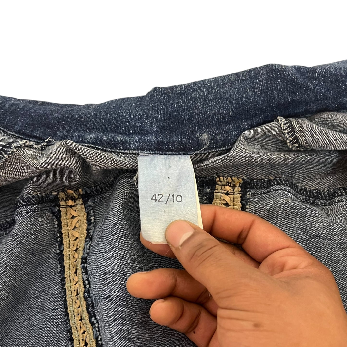 00s Plein Sud See thru Denim Jacket