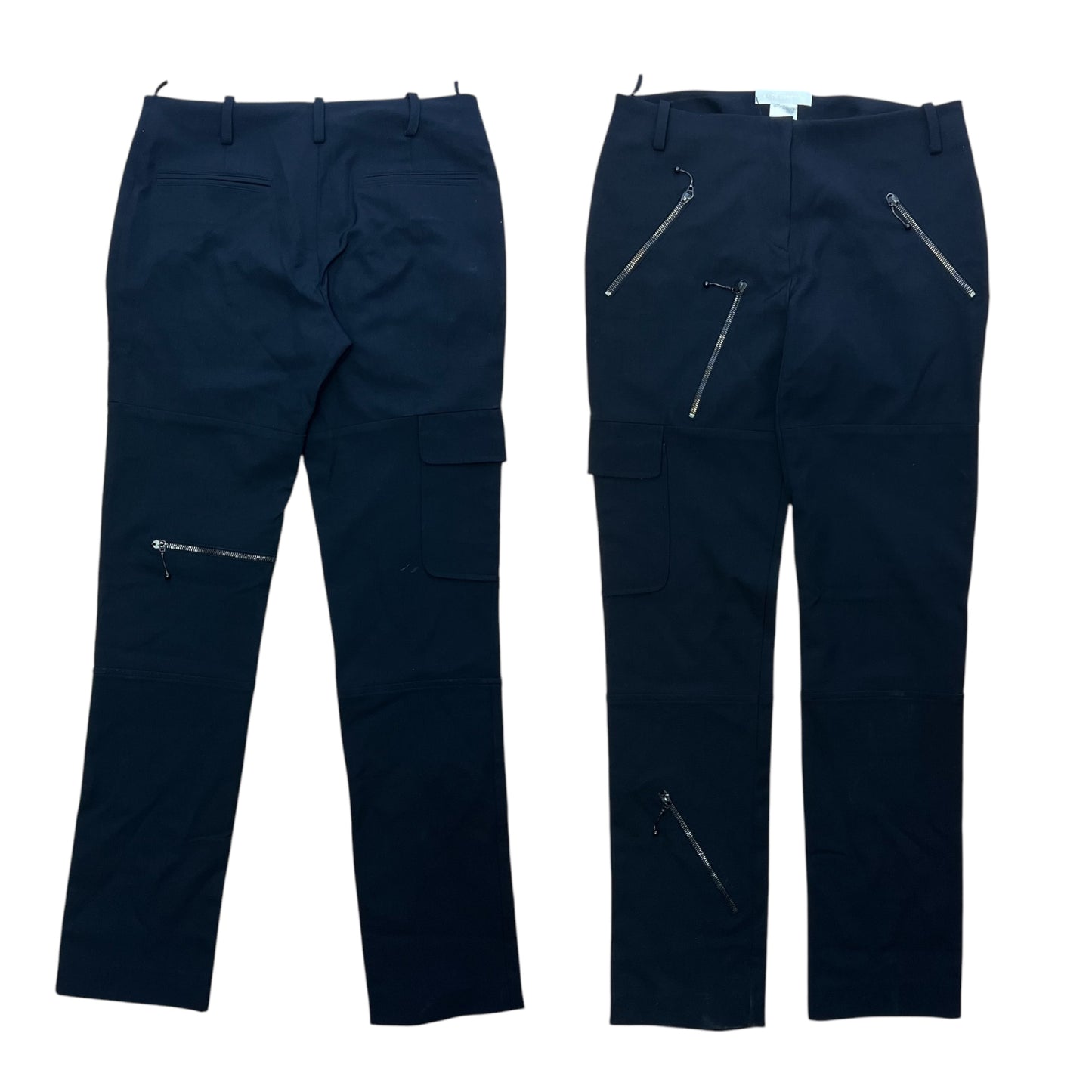 00s Paco Rabanne multi zippers Cargo Pants