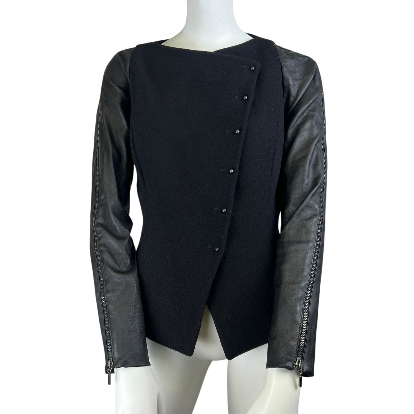 00s Plein Sud Zippered Arms Asymmetric Jacket
