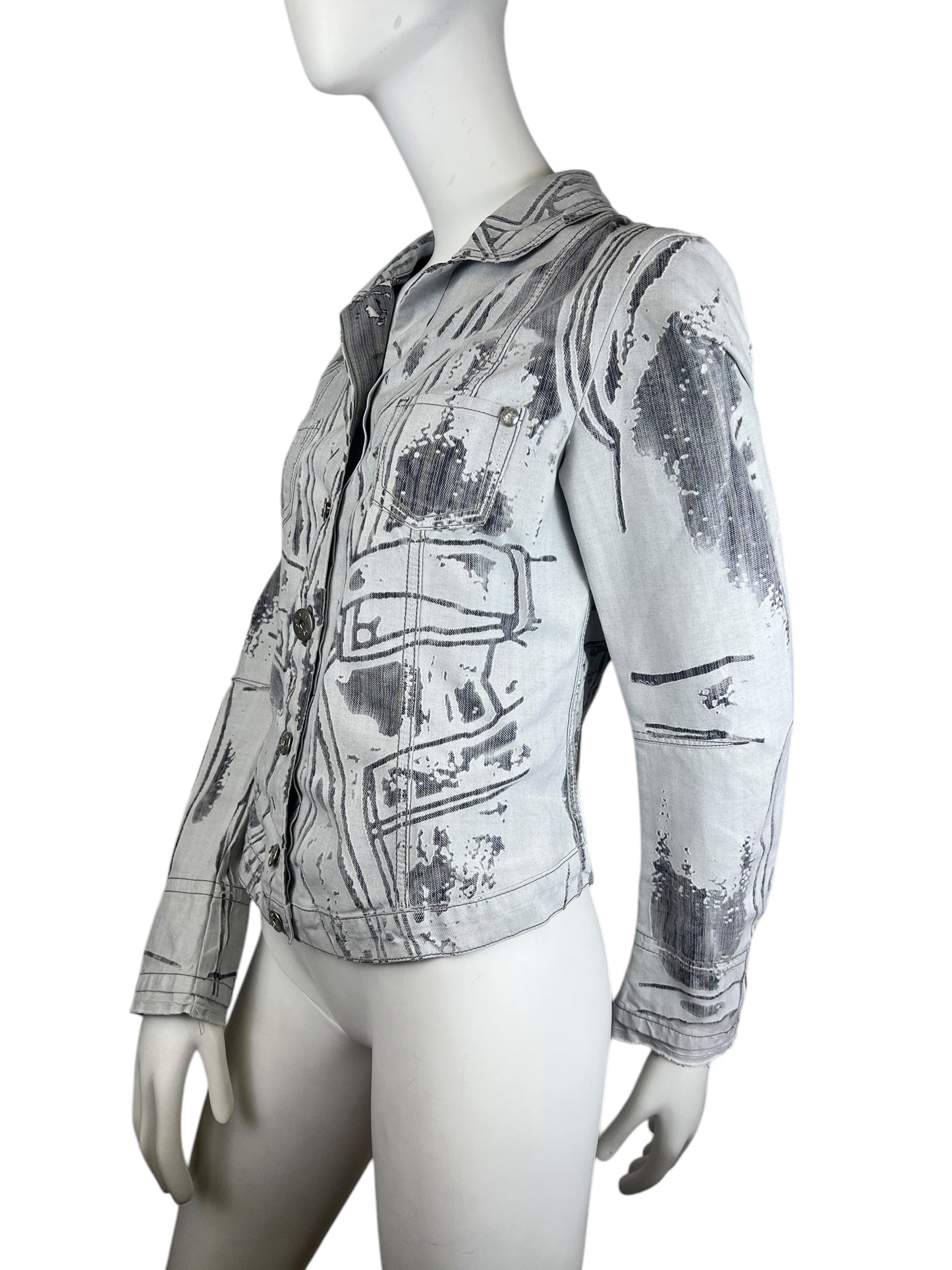 00’ Marithé + François Girbaud Trompe l’oeil Jacket
