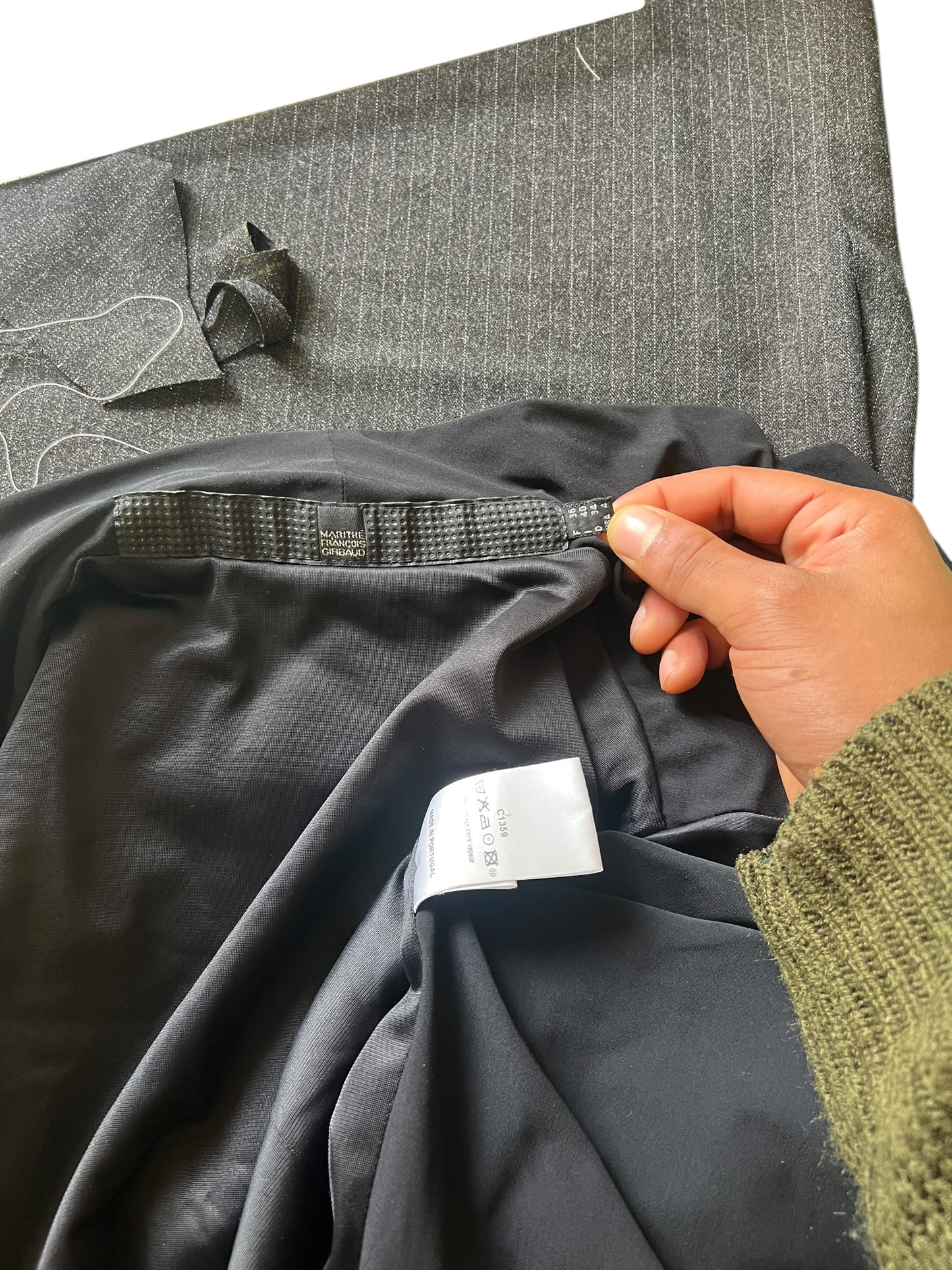00s Marithé + François Girbaud Hook closure blazer