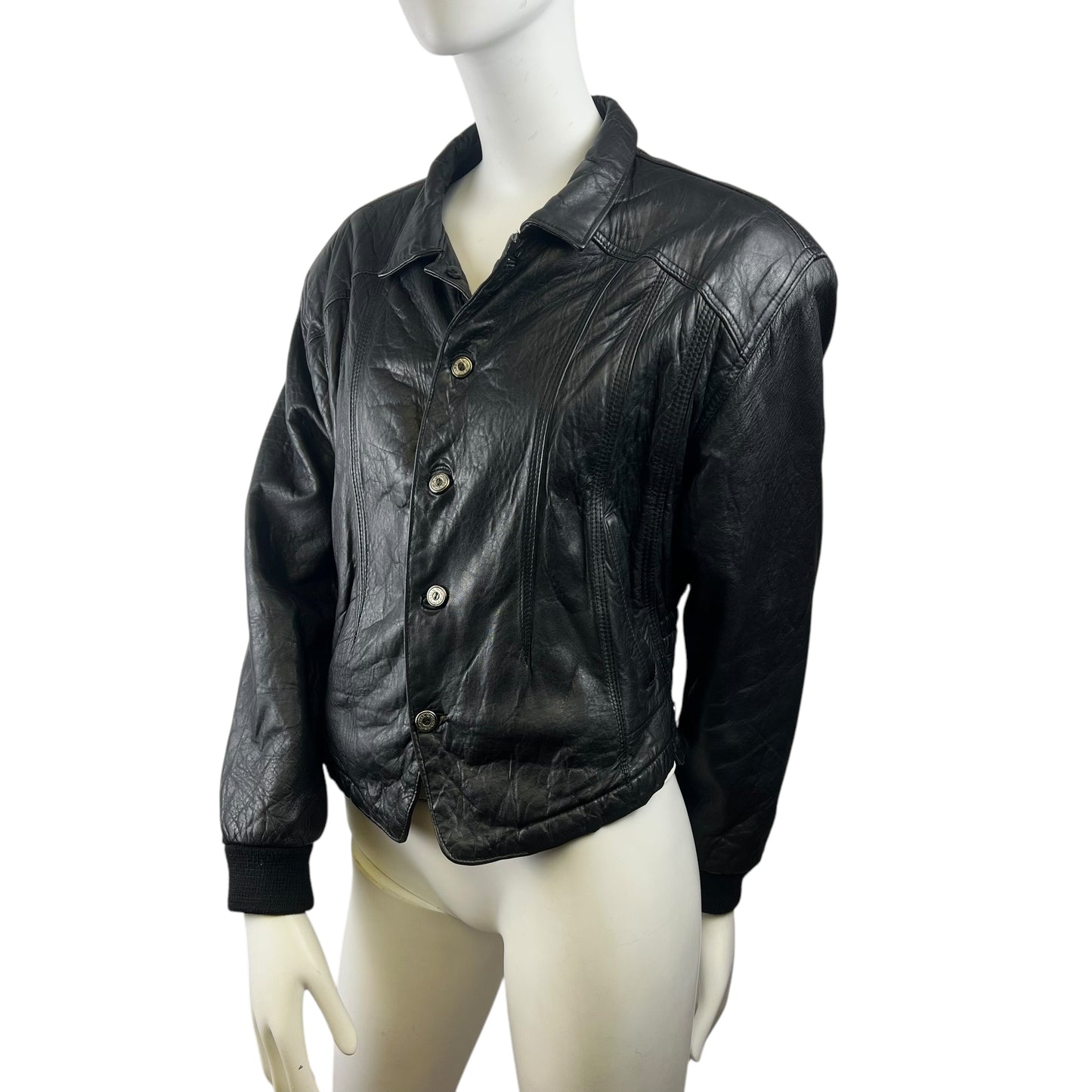 80s Marithé + François Girbaud Milléssimes Leather Jacket