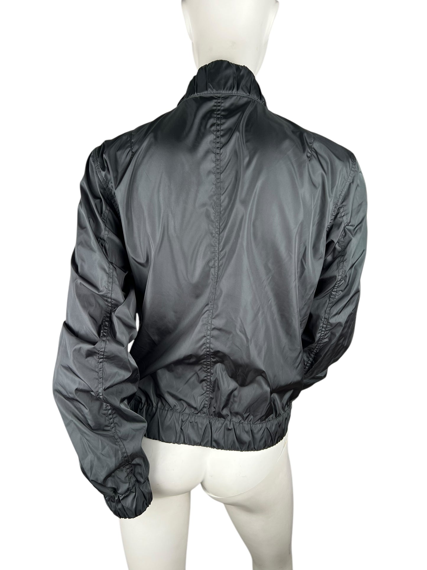 00’ Prada Main Line Nylon Bomber Jacket