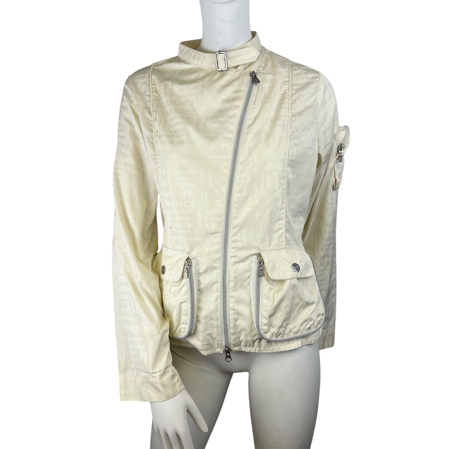 2000s Versace Sport Asymmetric Jacket