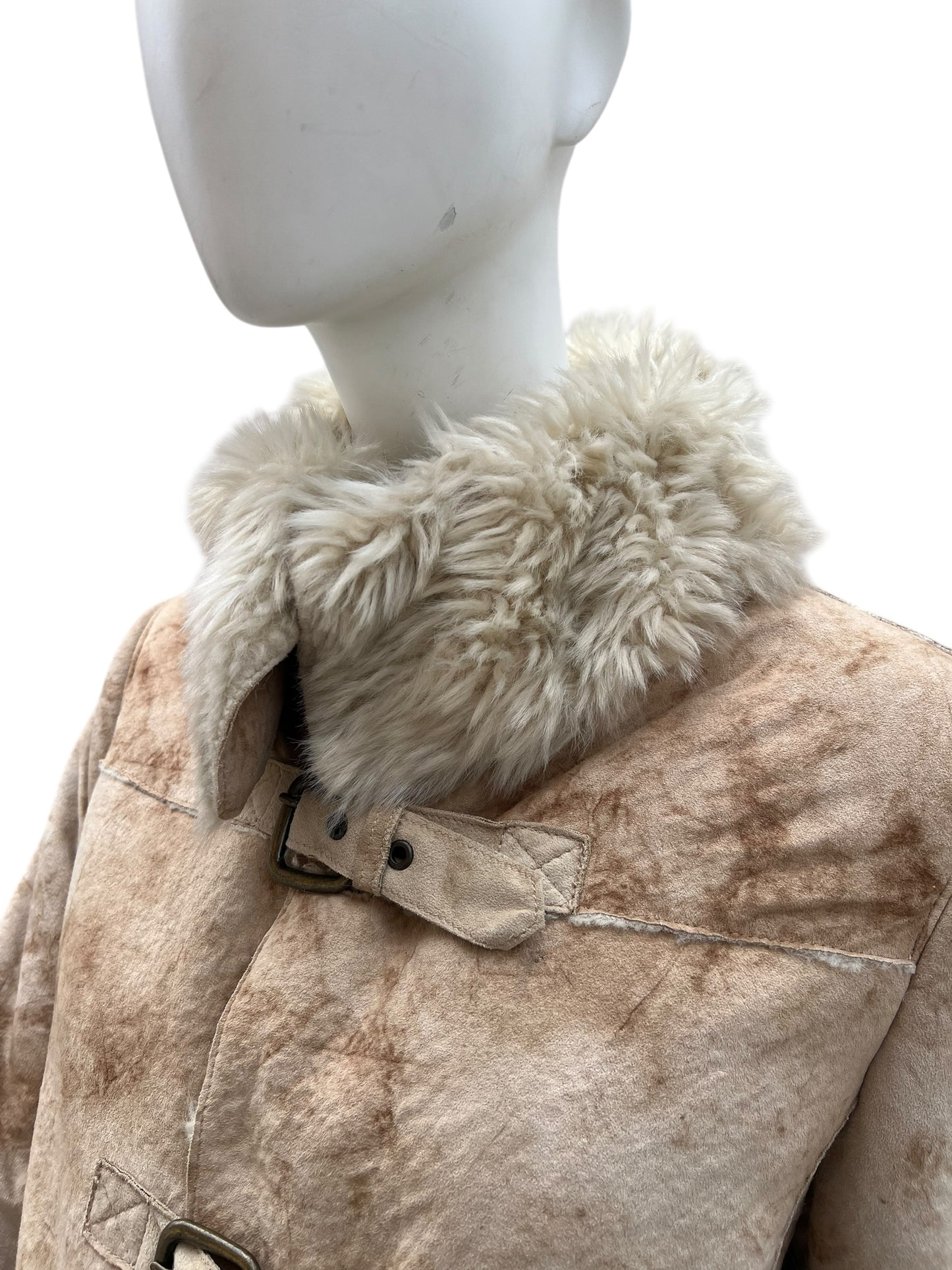 00s Armani Jeans Faux Fur Jacket